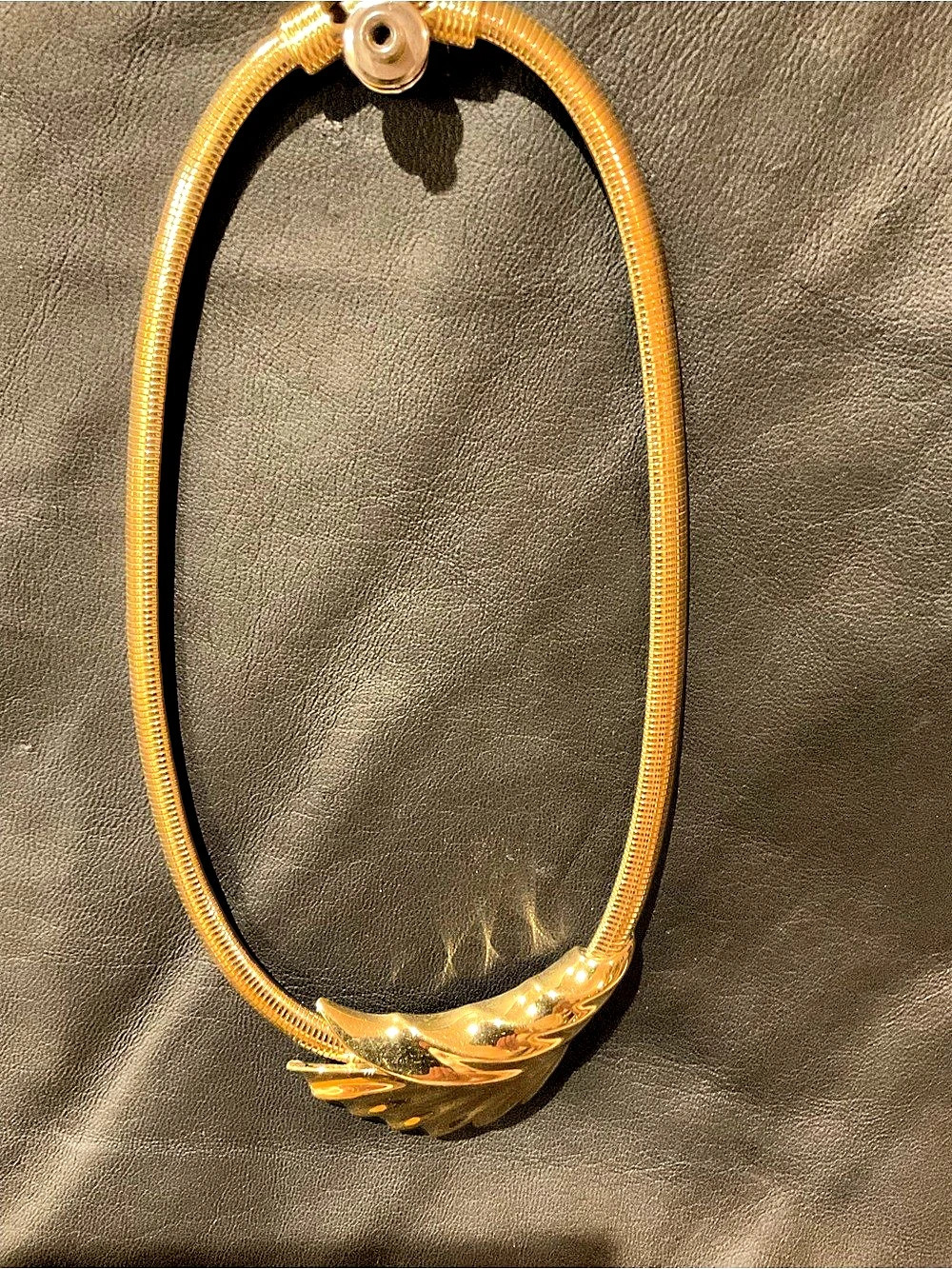 Trifari Gold-Tone Statement Necklace